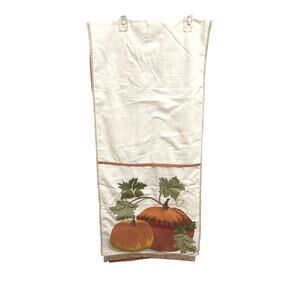 Beautiful Embroidered Fall Harvest Pumpkin Table Runner Handmade in India